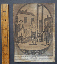 Load image into Gallery viewer, Death of Louis XVI King of France, contemporary engraving pub by C Sheppard