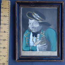 Load image into Gallery viewer, Twenty Thousand I've got - How Lucky's My Lot 18C Droll mezzotint  original frame
