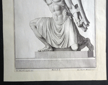 Load image into Gallery viewer, Miles ( Soldier) 18c engraving Campiglia eng.by Frerra