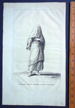 Load image into Gallery viewer, Jewish woman going to the synagogue  / Joodsche Vrouw Gaande na de Synagoge Bleyswyck