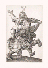 Load image into Gallery viewer, Durer dancing couple engraving
