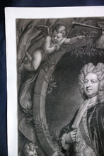 Load image into Gallery viewer, Godfrey Kneller, frontispiece to the Hampton Court Beauties, 18c mezzotint