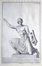 Load image into Gallery viewer, Miles ( Soldier) 18c engraving Campiglia eng.by Frerra