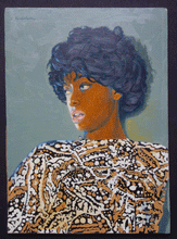 Load image into Gallery viewer, Soul Singer oil painting by Simon Vanderlaan