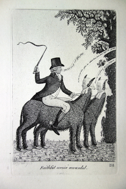 Faithful Service Rewarded John Kay etching
