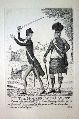 he Right Hon. William Pitt and Henry Dundas, afterwards Lord Melville The Modern Cain's Lament