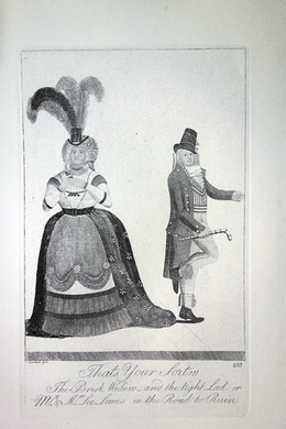 Charles Lee Lewes; Catherine Maria O'Neal etching by John kay