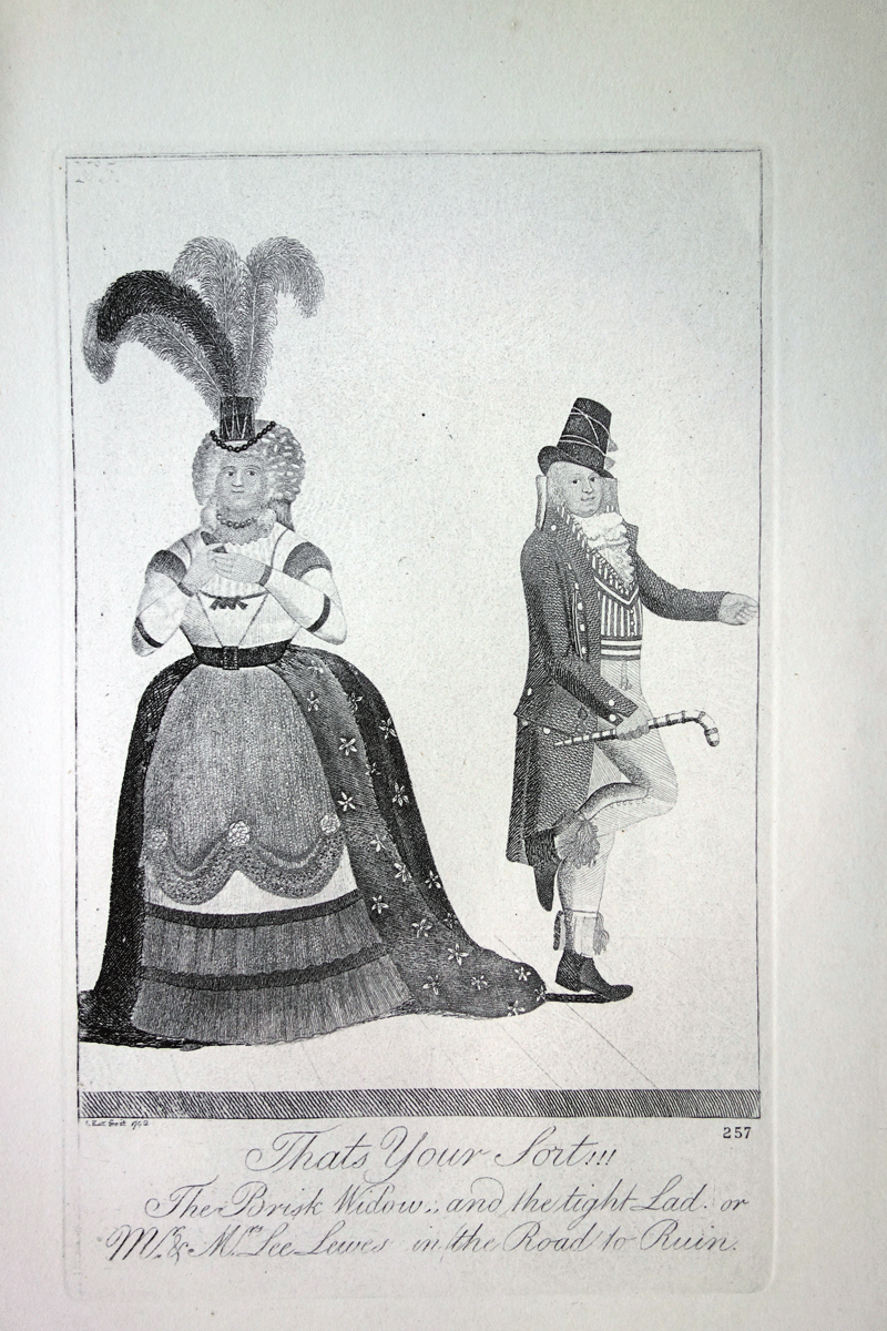 Charles Lee Lewes; Catherine Maria O'Neal etching by John kay