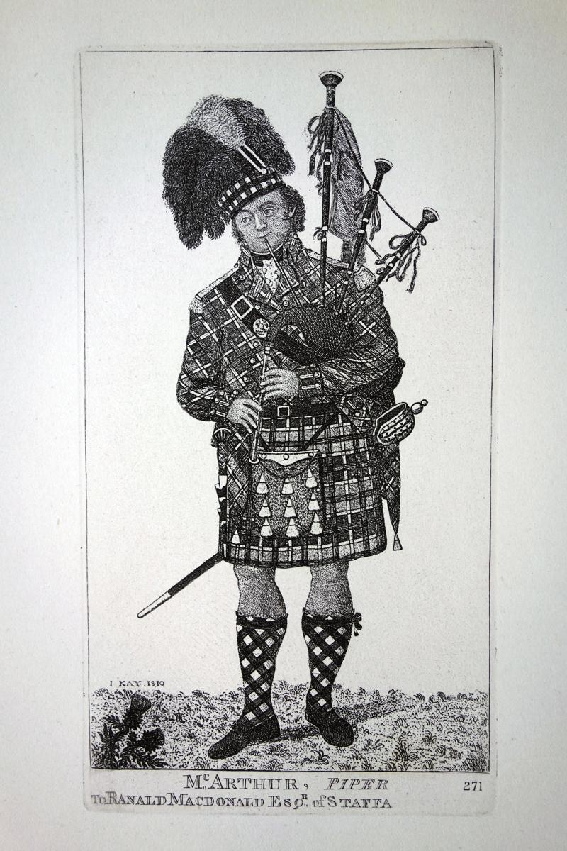 : Archibald McArthur, Piper to the Late Sir Reginald MacDonald Stewart Seton, of Touch and Staffa, Bart. 