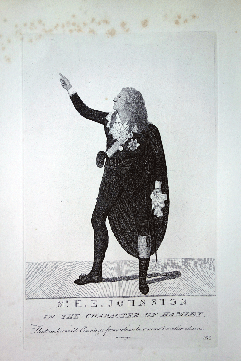 Mr H. E. Johnston in the character of Hamlet