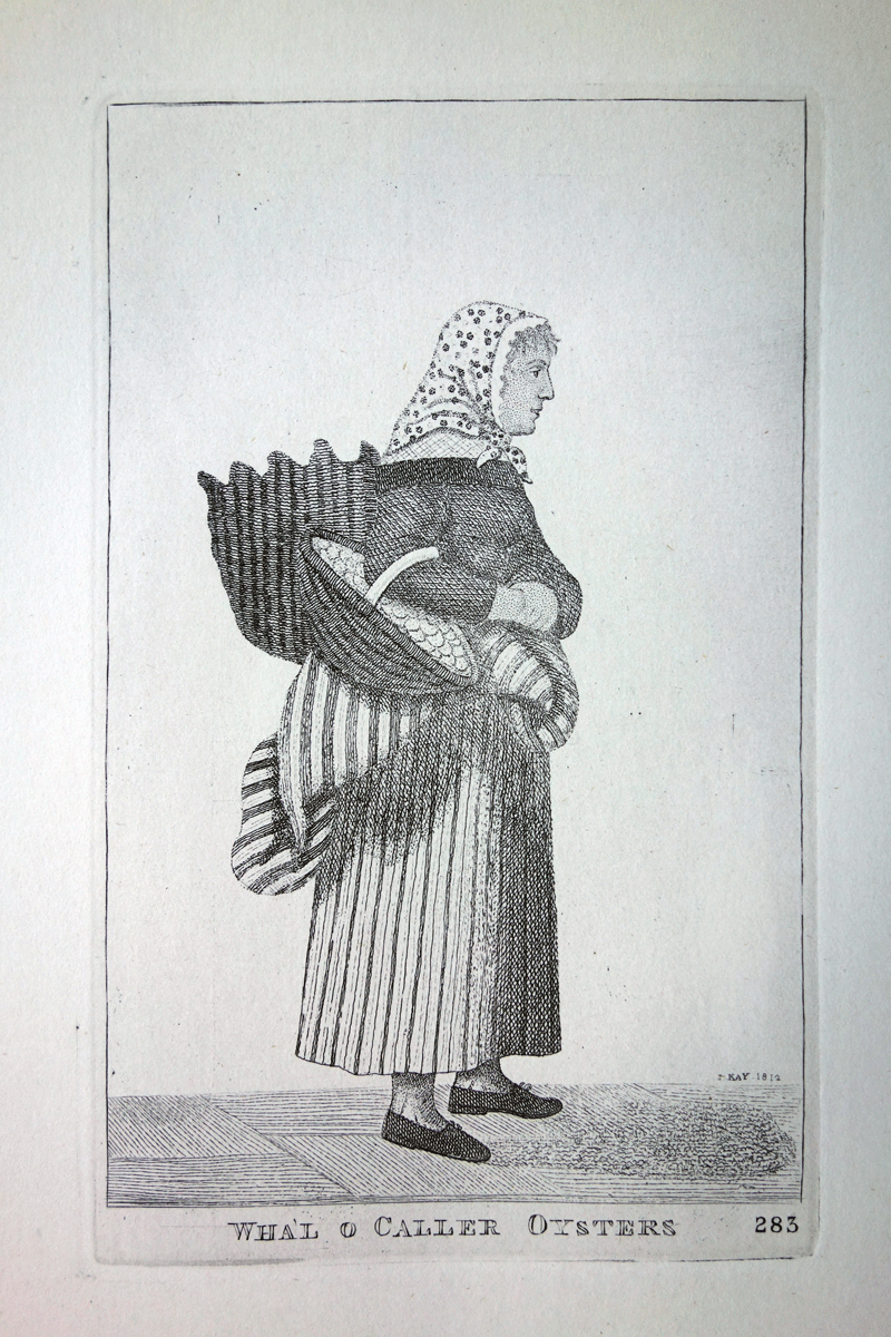 Edinburgh Fish Woman Whal o Caller Oysters