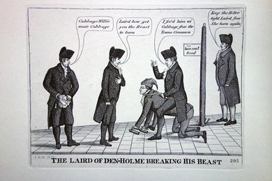  Training a Councillor - Antique Print by John Kay, 