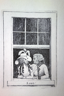The Lover or Love etching by John Kay