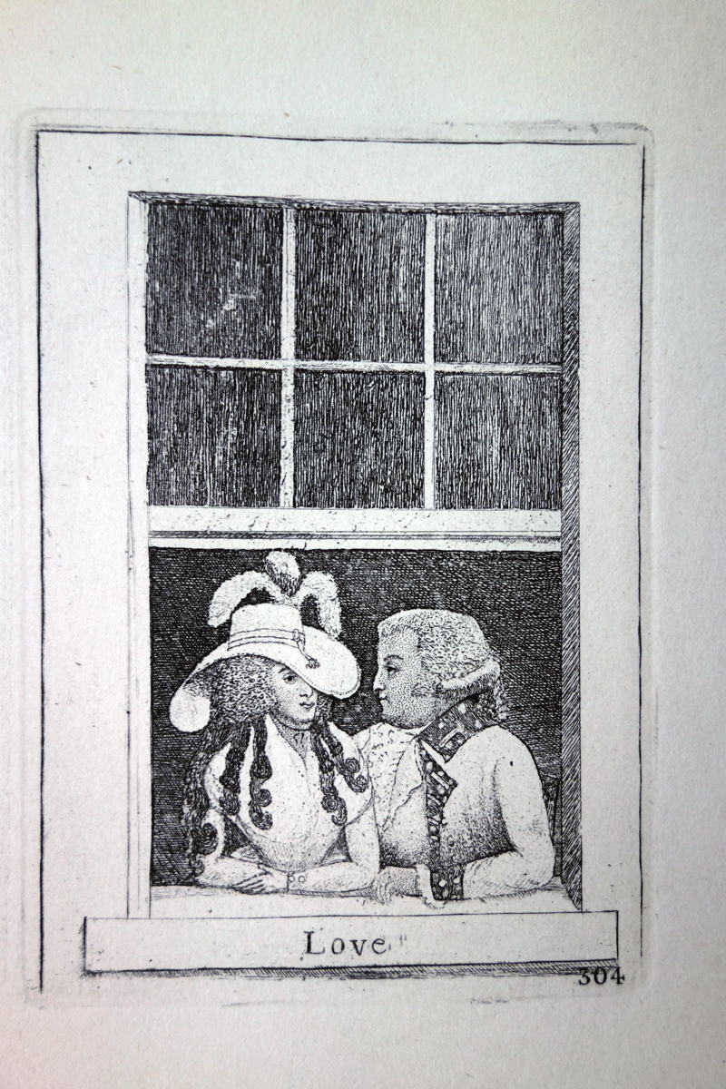 The Lover or Love etching by John Kay