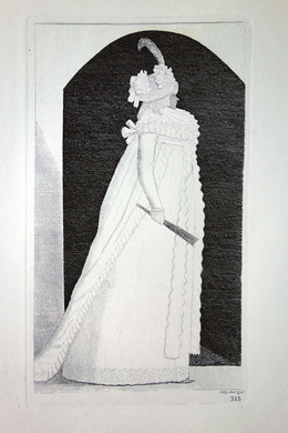 Mrs Smith, In The Costume of 1795 John Kay etching