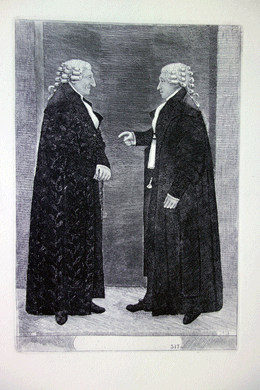 A Colquhoun, Esq., of Killermont, Lord Advocate of Scotland, and A Maconachie, Esq., (Now Lord Meadowbank) Then Solicitor-General