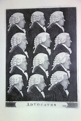 Advocates etching by John Kay