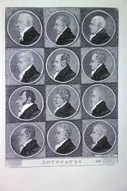 Advocates without Wigs etching by John Kay