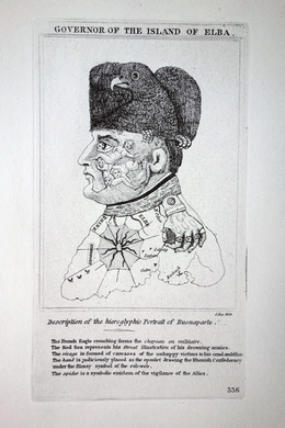 A Hieroglyphic Portrait of the Emperor Napoleon I
