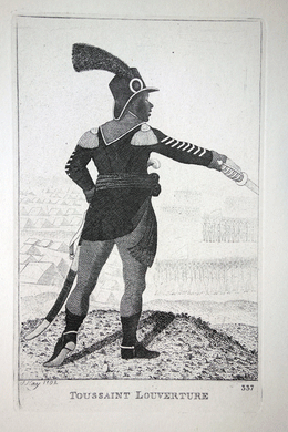 Toussaint Louverture Haitian Revolution leader etching by John Kay