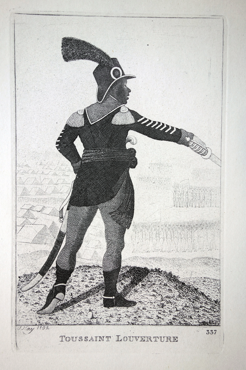 Toussaint Louverture Haitian Revolution leader etching by John Kay
