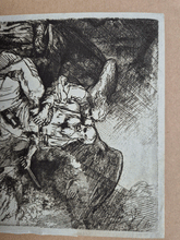 Load image into Gallery viewer, Rembrandt Abraham&#39;s Sacrifice etching heliogravure Armand Durand