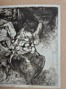 Rembrandt Abraham's Sacrifice etching heliogravure Armand Durand