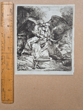 Load image into Gallery viewer, Rembrandt Abraham&#39;s Sacrifice etching heliogravure Armand Durand