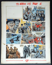 Load image into Gallery viewer, Storyboard for Alias Smith and Jones Colin Andrew  TV Action comic #115