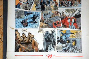 Storyboard for Alias Smith and Jones Colin Andrew  TV Action comic #115