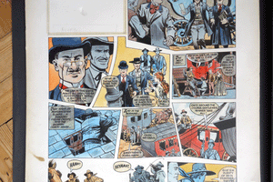 Storyboard for Alias Smith and Jones Colin Andrew  TV Action comic #115