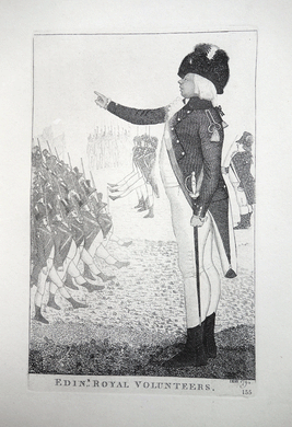 Colonel Patrick Crichton, Of the Edinburgh Volunteers, with a View of the Awkward Squad 