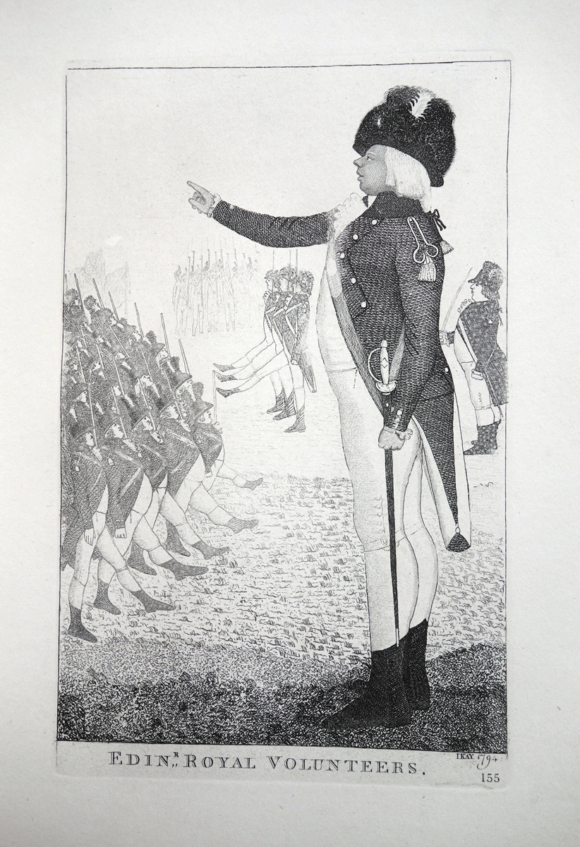 Colonel Patrick Crichton, Of the Edinburgh Volunteers, with a View of the Awkward Squad 