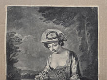 Load image into Gallery viewer, Earth 18c Mezzotint Houston after Mercier