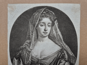 The Countess of Litchfield, mezzotint by Isaac Beckett, after Sir Godfrey Kneller