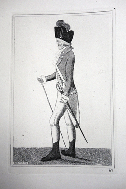 Major Campbell of the Thirty-Fifth Regiment John Kay etching