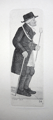 Lauchlan McBain Vendor of Toasting Forks John Kay etching