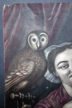 Load image into Gallery viewer, The Owl Face mezzotint droll satirical print John Bowles