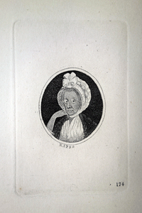 The Right Hon. Selina Countess Dowager of Huntingdon John Kay etching 18c