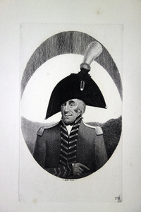 General James Grant of Ballindalloch John Kay etching 19c