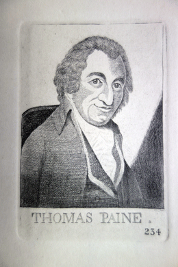 Mr. Thomas Paine, Secretary for Foreign Affairs to the American Congress John Kay etching 18c