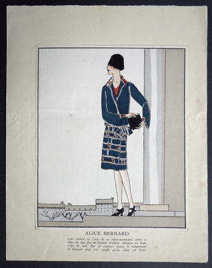 Alice Bernard  fashion plate La Mode Pratique 1926