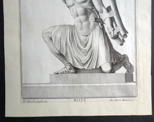 Miles ( Soldier) 18c engraving Campiglia eng.by Frerra