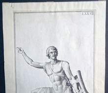 Load image into Gallery viewer, Miles ( Soldier) 18c engraving Campiglia eng.by Frerra