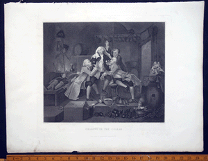 Charity in the Cellar Hogarth engraving