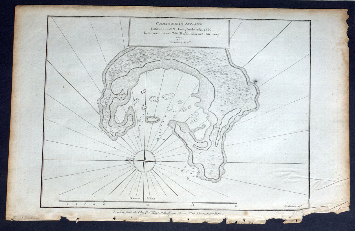 Christmas Island Chart Portlock