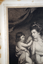 Load image into Gallery viewer, Cornelia and her Children 18C stipple engraving Wilkin after Reynolds