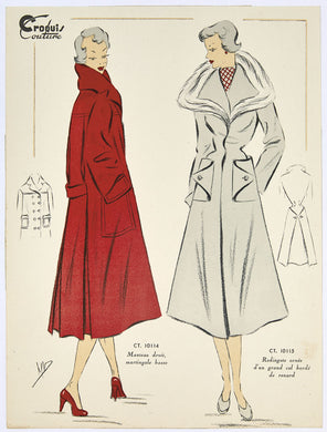 Croquis Couture 50s fashion plate 10