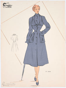 Croquis Couture 50s fashion plate 4