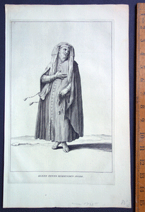 Costume of a praying Jew / Kleed eenes biddenden joods Bleyswyck